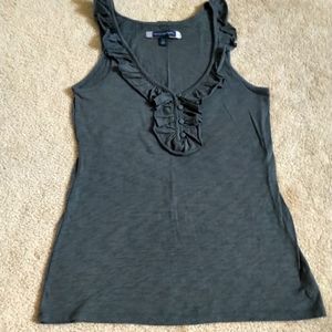 Frilled Pleated Tank